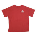 Womens Red Cotton Blend Graphic T-Shirt XL Short Sleeve Crew Neck Baobab