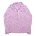 UNDER ARMOUR Womens Purple 1/4 Zip S Sweatshirt Athletic Performance