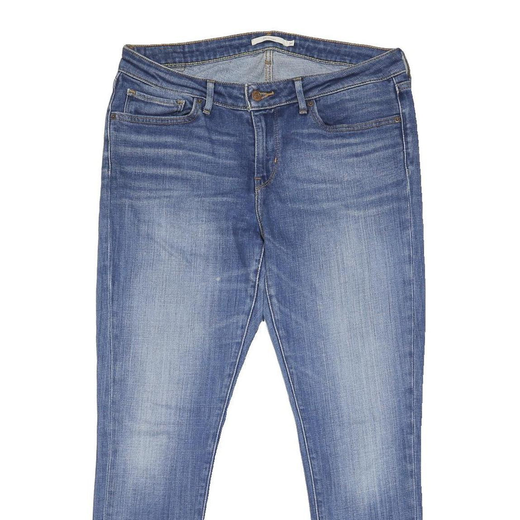 LEVI'S 711 Womens Jeans Blue Slim Skinny Denim Medium W33 L27 Slim Fit