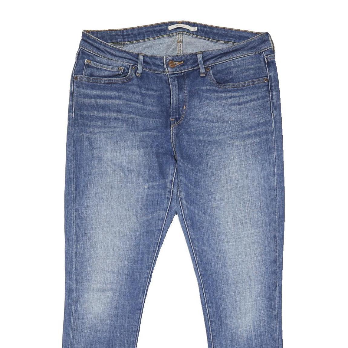 LEVI'S 711 Womens Jeans Blue Slim Skinny Denim Medium W33 L27 Slim Fit