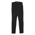 LEVI'S Womens Jeans Black Slim Skinny Denim W24 L28 Zip Cotton Blend