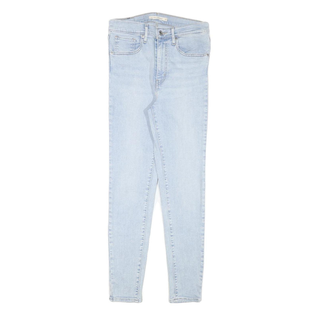 LEVI'S Womens Jeans Blue Slim Skinny Denim Light W27 L26 Zip Cotton Blend