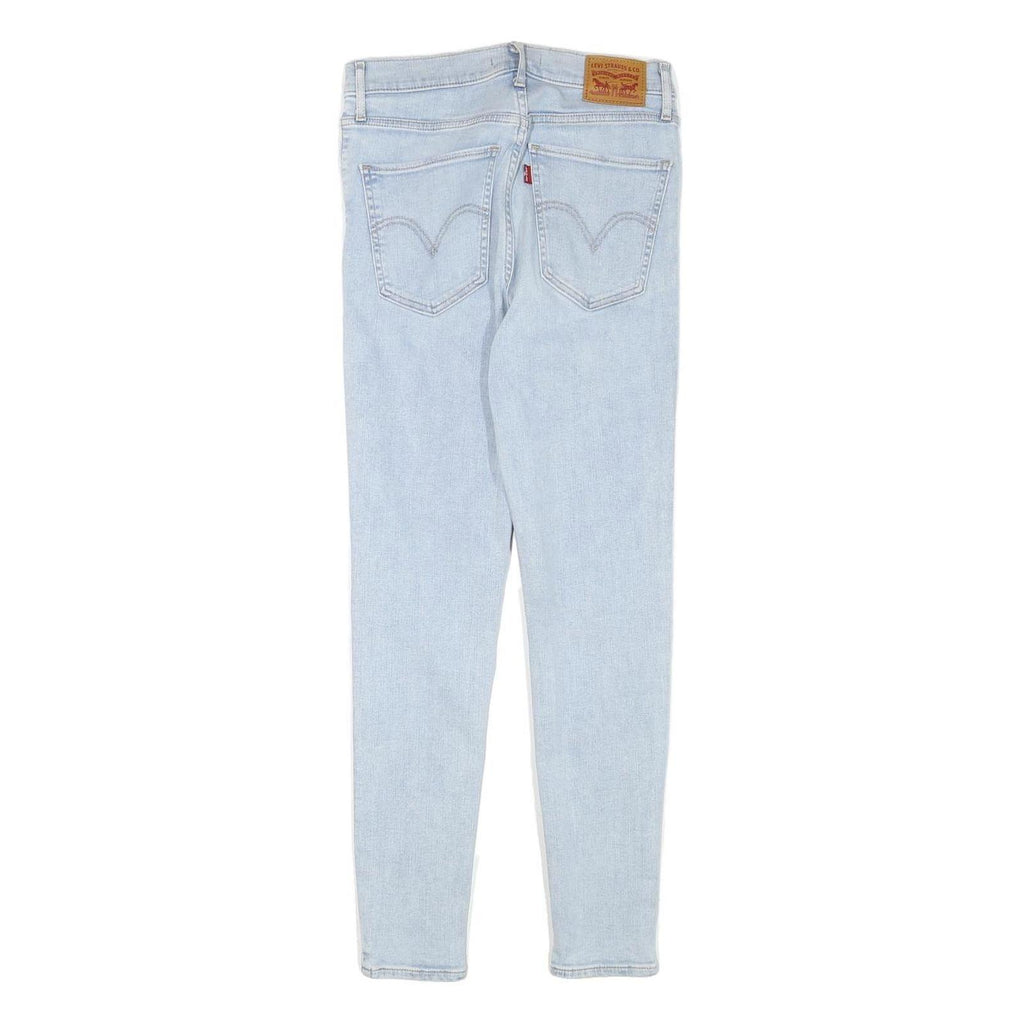 LEVI'S Womens Jeans Blue Slim Skinny Denim Light W27 L26 Zip Cotton Blend