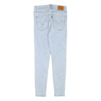 LEVI'S Womens Jeans Blue Slim Skinny Denim Light W27 L26 Zip Cotton Blend