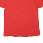 HANES Mens Red XL Cotton Blend Graphic T-Shirt Short Sleeve Crew Neck