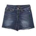 SEVEN 7 Womens Denim Blue Casual Shorts UK 10 W30 Cotton Blend