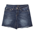 SEVEN 7 Womens Denim Blue Casual Shorts UK 10 W30 Cotton Blend