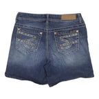 SEVEN 7 Womens Denim Blue Casual Shorts UK 10 W30 Cotton Blend