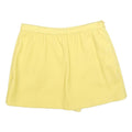 RED VALENTINO Womens Yellow Skort Short Woven Polyester Blend Size S Summer