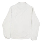 THE NORTH FACE Womens White Outdoor Jacket L Polyester Zip Plain Warm Layer