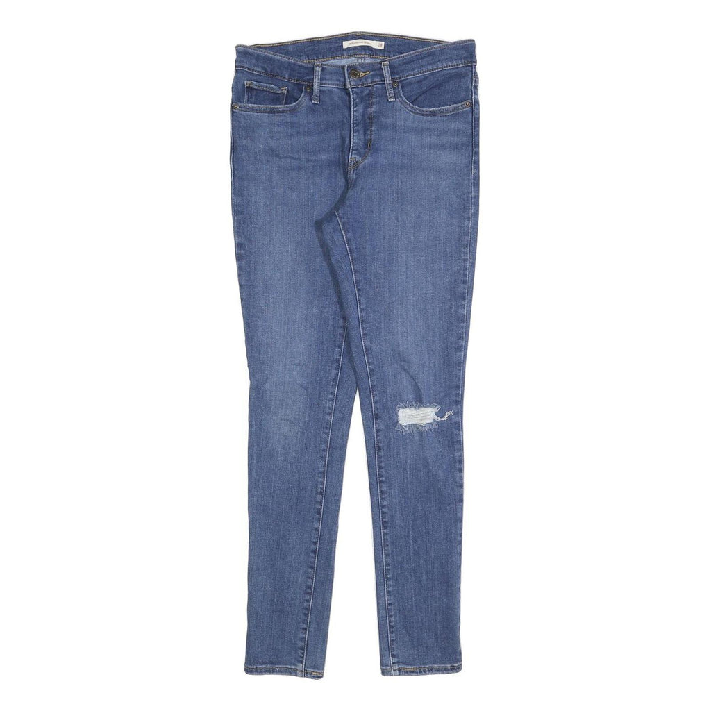 LEVI'S Womens Jeans Blue Slim Skinny Denim Medium W28 L30 Stylish Casual