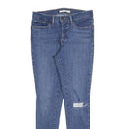 LEVI'S Womens Jeans Blue Slim Skinny Denim Medium W28 L30 Stylish Casual