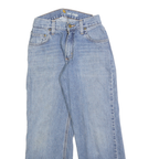 CARHARTT Womens Relaxed Jeans Blue Denim W26 L26 Classic Cotton Blend Zip