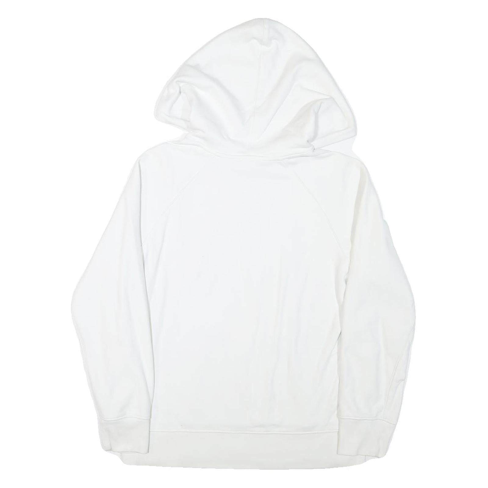 LEVI'S Mens White Hoodie S Cotton Blend Pullover Drawstring Pocket Casual