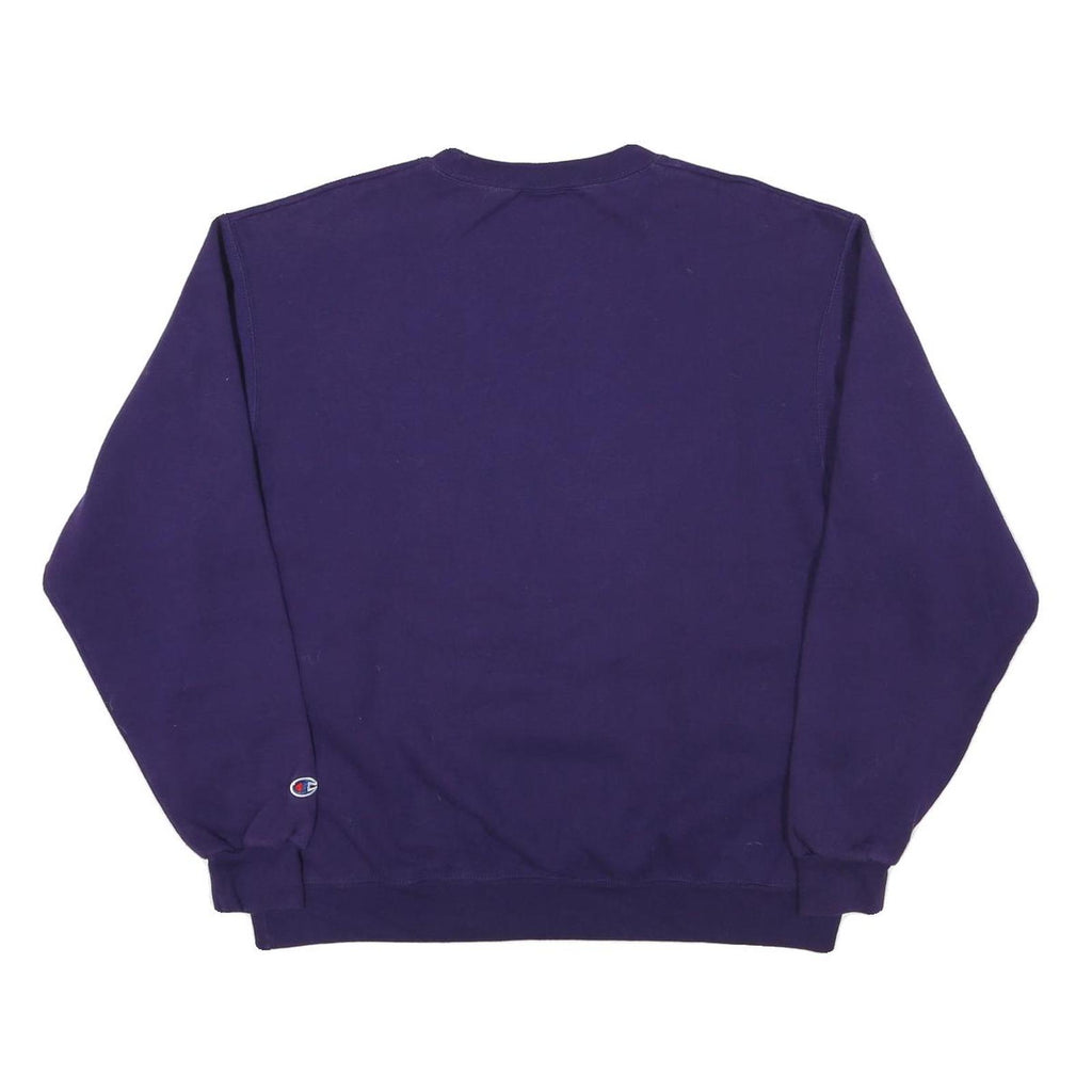 CHAMPION Mens Purple University Of Washington Crew Neck L Huskies Sweatshirt