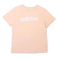 ADIDAS Mens Peach T-Shirt XS Short Sleeve Crew Neck Cotton Blend Casual