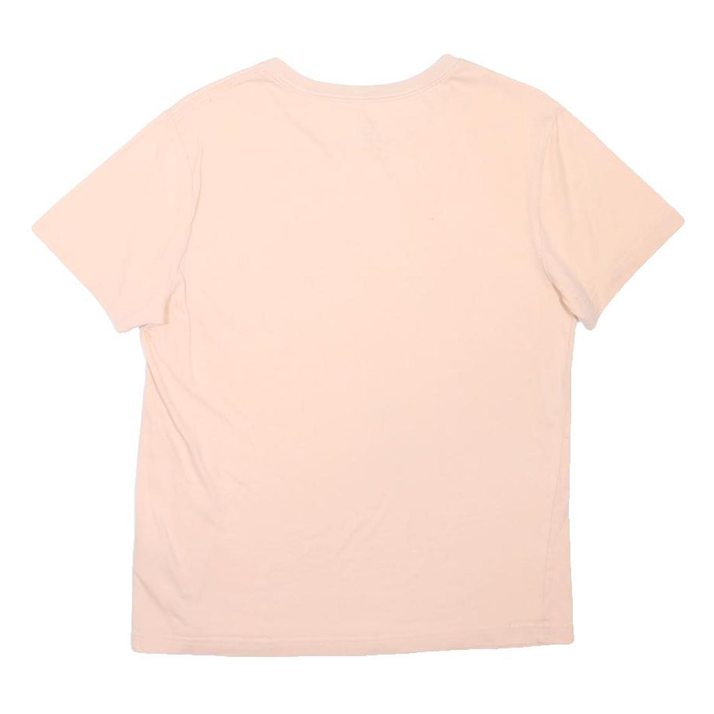 ADIDAS Mens Peach T-Shirt XS Short Sleeve Crew Neck Cotton Blend Casual