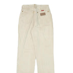 WRANGLER Mens Jeans Beige Regular Straight Denim Light W25 L33 Cotton Blend Zip