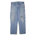 DICKIES Mens Jeans Blue Regular Straight Denim Medium W36 L33 Workwear
