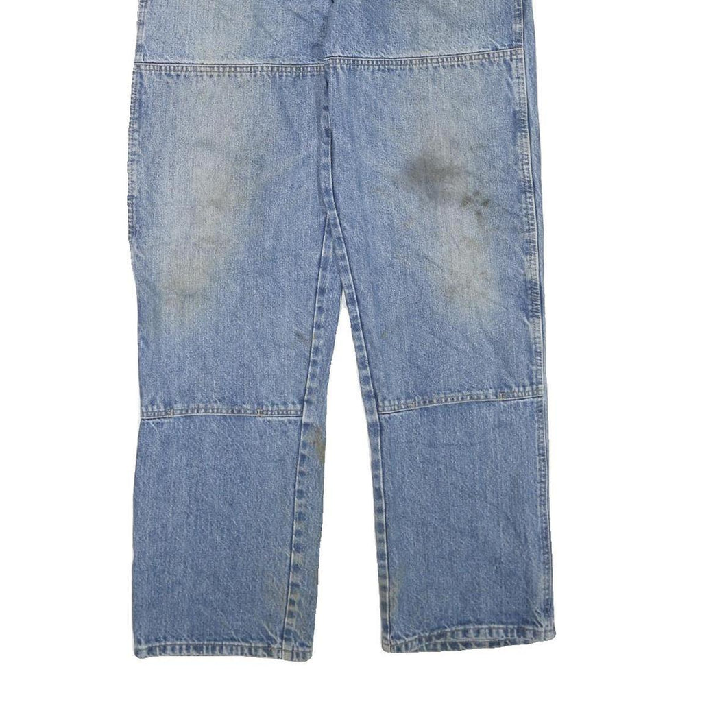 DICKIES Mens Jeans Blue Regular Straight Denim Medium W36 L33 Workwear