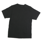 PORT & COMPANY Mens Black Coe College Tennis Graphic T-Shirt L Short Sleeve Crew