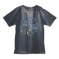 HARLEY DAVIDSON Mens Black Graphic T-Shirt M Cotton Crew Neck Short Sleeve