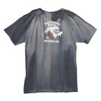 HARLEY DAVIDSON Mens Black Graphic T-Shirt M Cotton Crew Neck Short Sleeve