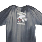 HARLEY DAVIDSON Mens Black Graphic T-Shirt M Cotton Crew Neck Short Sleeve