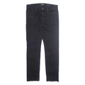 7 FOR ALL MANKIND Womens Trousers Black Regular Tapered W34 L32