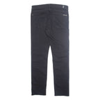 7 FOR ALL MANKIND Womens Trousers Black Regular Tapered W34 L32