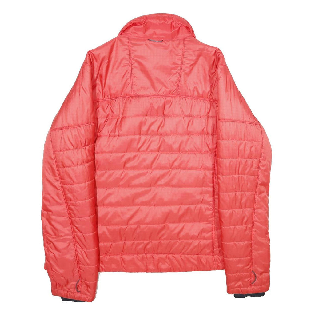 COLUMBIA Womens Red Outdoor Jacket XL Polyester Puffer Zip Lightweight Warm