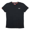 SIPERDRY Mens Black Graphic T-Shirt M Short Sleeve Crew Neck Classic Fit Cotton