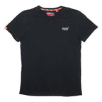 SIPERDRY Mens Black Graphic T-Shirt M Short Sleeve Crew Neck Classic Fit Cotton