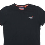 SIPERDRY Mens Black Graphic T-Shirt M Short Sleeve Crew Neck Classic Fit Cotton