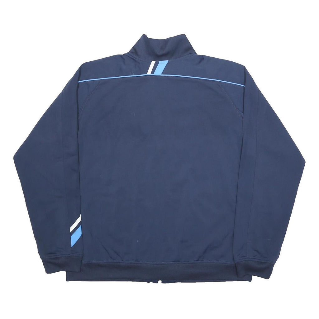 NIKE Mens Navy Blue Athletic Jacket XL Polyester Zip Plain Sportswear