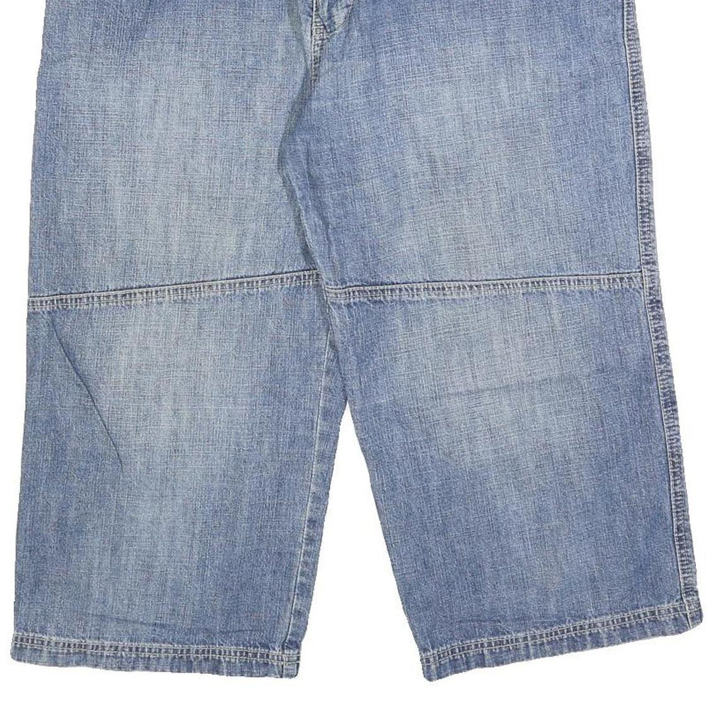 LERROS Mens Shorts Blue Casual Denim M W33 Cotton Blend Comfortable Fit