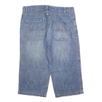 LERROS Mens Shorts Blue Casual Denim M W33 Cotton Blend Comfortable Fit