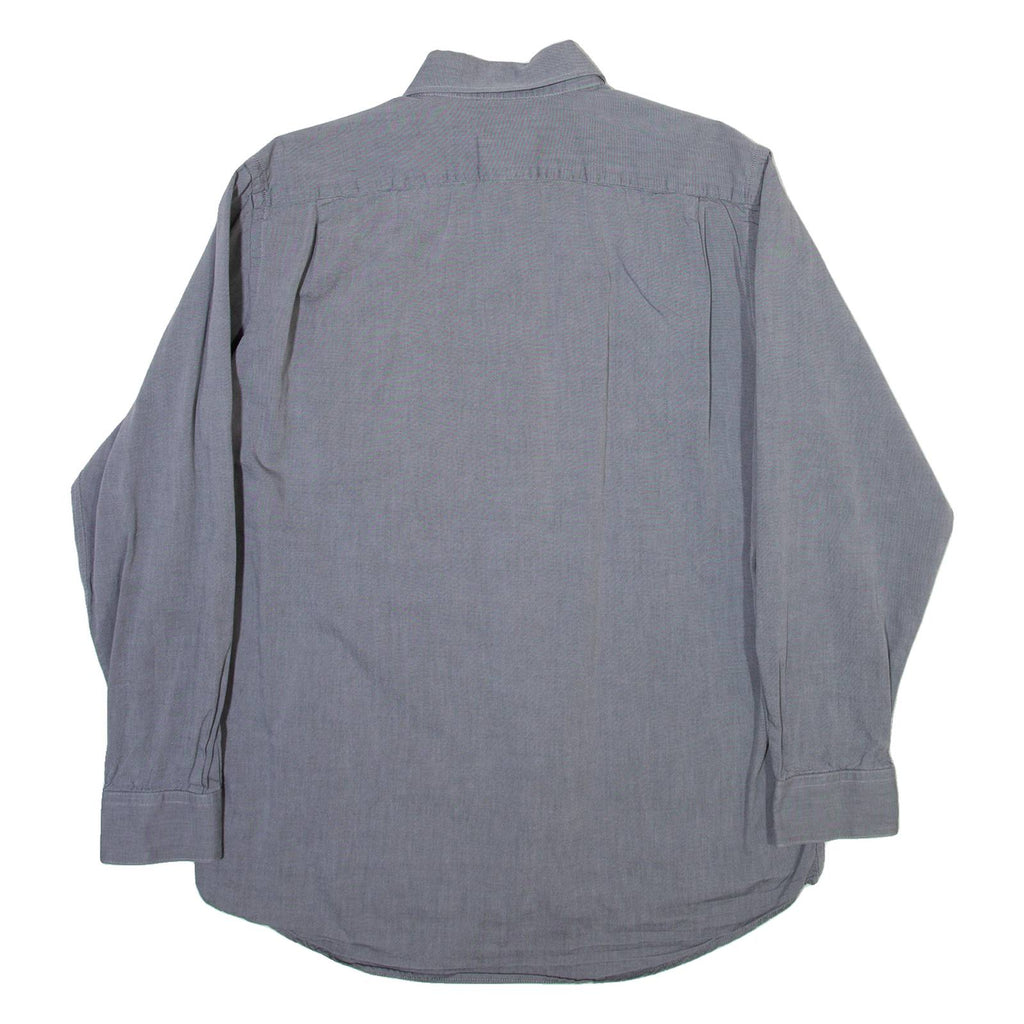 LACOSTE Mens Plain Shirt Grey Long Sleeve M