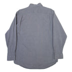 LACOSTE Mens Plain Shirt Grey Long Sleeve M