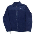 STARTER Mens Fleece Jacket Blue L