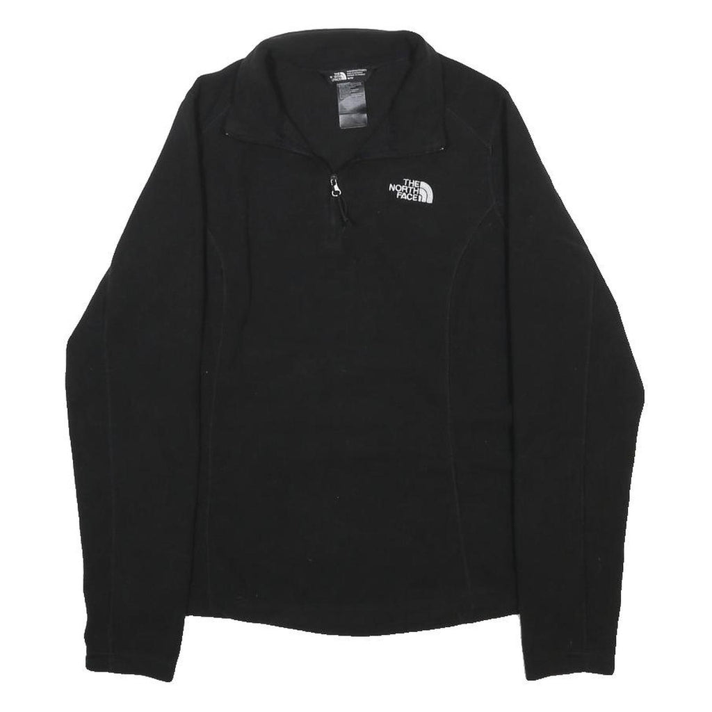 THE NORTH FACE Womens Black Plain Pullover Jumper Crew Neck Basic Knit Size M