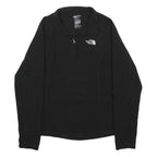 THE NORTH FACE Womens Black Plain Pullover Jumper Crew Neck Basic Knit Size M