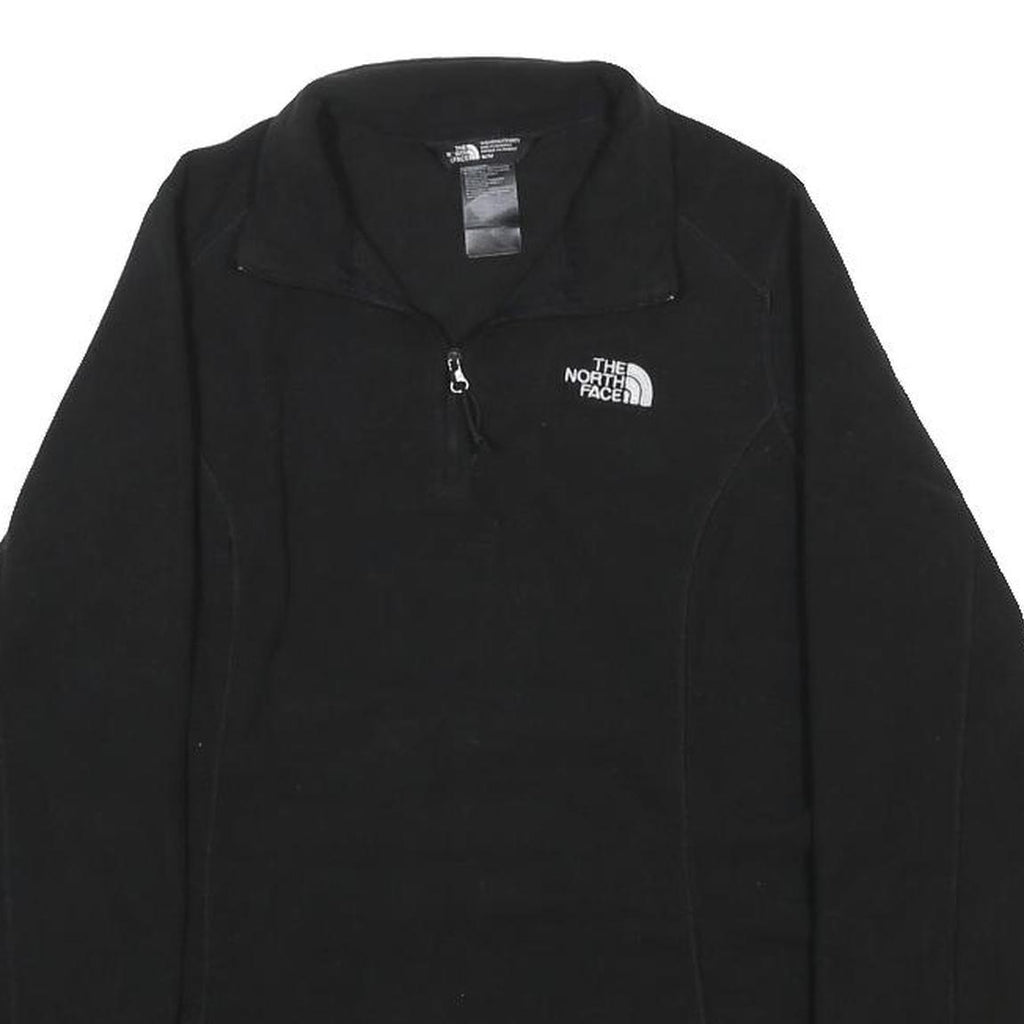 THE NORTH FACE Womens Black Plain Pullover Jumper Crew Neck Basic Knit Size M
