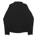 THE NORTH FACE Womens Black Plain Pullover Jumper Crew Neck Basic Knit Size M