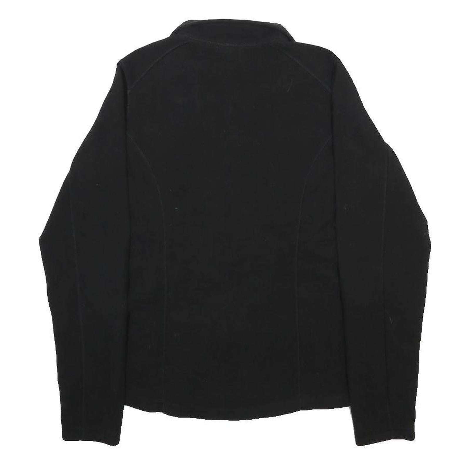 THE NORTH FACE Womens Black Plain Pullover Jumper Crew Neck Basic Knit Size M