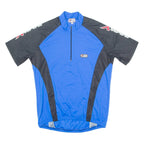 XWAVE Cycling Mens Jersey Blue 1/4 Zip M
