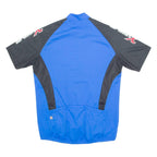 XWAVE Cycling Mens Jersey Blue 1/4 Zip M