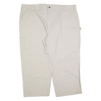 CARHARTT Mens Cotton Blend Beige Regular Fit Straight Leg Trousers W48 L27