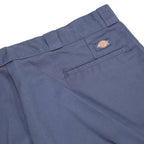 DICKIES Mens Cotton Blend Blue Regular Straight Trousers W40 L29 Workwear Zip