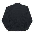 KINGFIELD Mens Black Classic Jacket L Polyester Zip Plain Casual Outerwear
